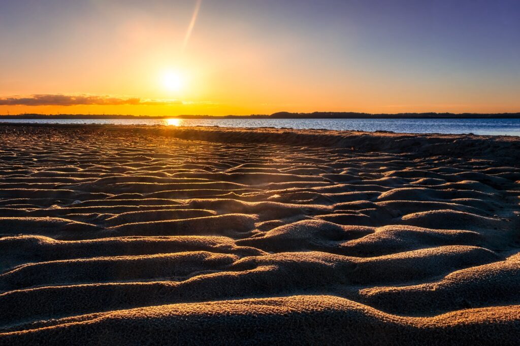 Sandstrand på Lundø